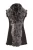 Dames Zwarte Toscaanse Shearling Nappa Leren Schapenvacht Gilet – Parkes