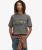 70s Rockband T-shirt met Grafische Print Donkergrijs