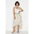 Hoog Taille Katoenen Poplin Midi Rok