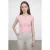 Getailleerd Katoenen Jersey Crewneck T-Shirt