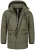INDICODE JEANS Winterparka ‘ Wess ‘  groen / zwart