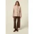 Oltre Short Coat In Knitted Fabric Beige