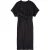 Closed Wrap Dress Black