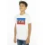 Levi’s Kids T-shirt met logo wit/blauw/rood