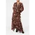 Forever New Maria Ruffle Midi Dress Black Delphi Floral