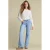 Red Button high waist wide leg jeans light blue denim