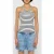 10DAYS Sporty Wrapper Stripe Ecru/black