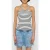 10DAYS Sporty Wrapper Stripe Ecru/black
