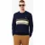 Lacoste Sweater Navy Blue/sinople-flour