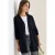 Cecil Dames Open Cosy vest in Blauw