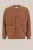 WE Fashion – Heren regular fit fleecevest – Regular fit – Kaneelbruin –
