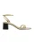 MANGO Sandalen met riem ‘RAY’  goud