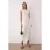 TRENDYOLMİLLA Dames Ecru Effen Maxi Mouwloos Casual Bodycon Jurken