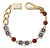 Dolce & Gabbana Gouden Ketting Messing Kralen Kreeftsluiting Logo Vrouwenarmband