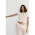 Mango gebreide top – ecru