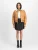 ALPHA INDUSTRIES Tussenjas  lichtbruin / wit