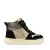 Develab leren sneakers goud/zwart