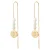 Valero Pearls Oorbellen  goudgeel / parelwit