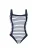 SUNFLAIR Badpak  donkerblauw / wit