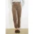 LOLALIZA corduroy mom regular waist broek camel