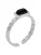 Heideman Ring ‘Norba’  zwart / zilver