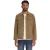 No Excess Overshirt full button heavy tweed b sand
