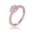 Orphelia Dames 925 Sterling Zilveren Ring – Roze ZR-7443