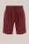 WE Fashion – Heren relaxed fit short van linnenmix – Relaxed Fit – Bordeauxrood – Linnen –