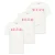 MUSTANG Shirt  bloedrood / wit