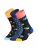 DillySocks Sokken ‘Galactic Cubes’  navy / geel / rosa