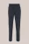 WE Fashion – Heren slim fit pantalon met structuur – Slim Fit – Donkerblauw –