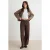 TRENDYOLMİLLA Dames Bruin Effen Baggy Normale taille Jeans