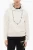 Effen STOPPERS hoodie met afneembare ketting in wit
