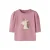NAME IT BABY katoenen T-shirt met print – roze