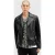 AllSaints Milo Faux Biker Black
