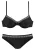 LASCANA Bikini  zwart / wit