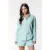 Colourful Rebel Talia Striped Dropped Shoulder Blouse Bright Green