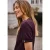 Street One Studio Dames Shirt met ronde hals en knoopdetail in Paars