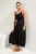 TRENDYOLMİLLA Dames Zwart Effen Maxi Mouwloos Strandkleding Getailleerd Jurken