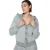 Korte pluche hoodie voor dames Selmark PC1 Style ADD