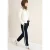 Cecil Dames Broek met colour block tape in Blauw