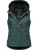 Ragwear Bodywarmer ‘Hesty’  antraciet / jade groen