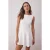 TRENDYOLMİLLA Dames Ecru Effen Kort / Mini Mouwloos Casual Skater Jurken