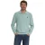 No Excess Pullover v-collar shoulder detail dusty blue