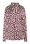 Dreimaster overhemdblouse Dames Gebroken witte Bordeaux