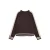 VERO MODA CURVE Plus Size gebreide trui met wol – donkerbruin