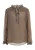 Dreimaster Blouse Dames olijf wol wit
