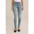 We Fashion 5-pocket Mid Waist Blue