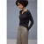 Street One Dames Shirt in effen kleur in Zwart