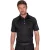 Island Green Heren Gestikt Golf Poloshirt (Zwart)
